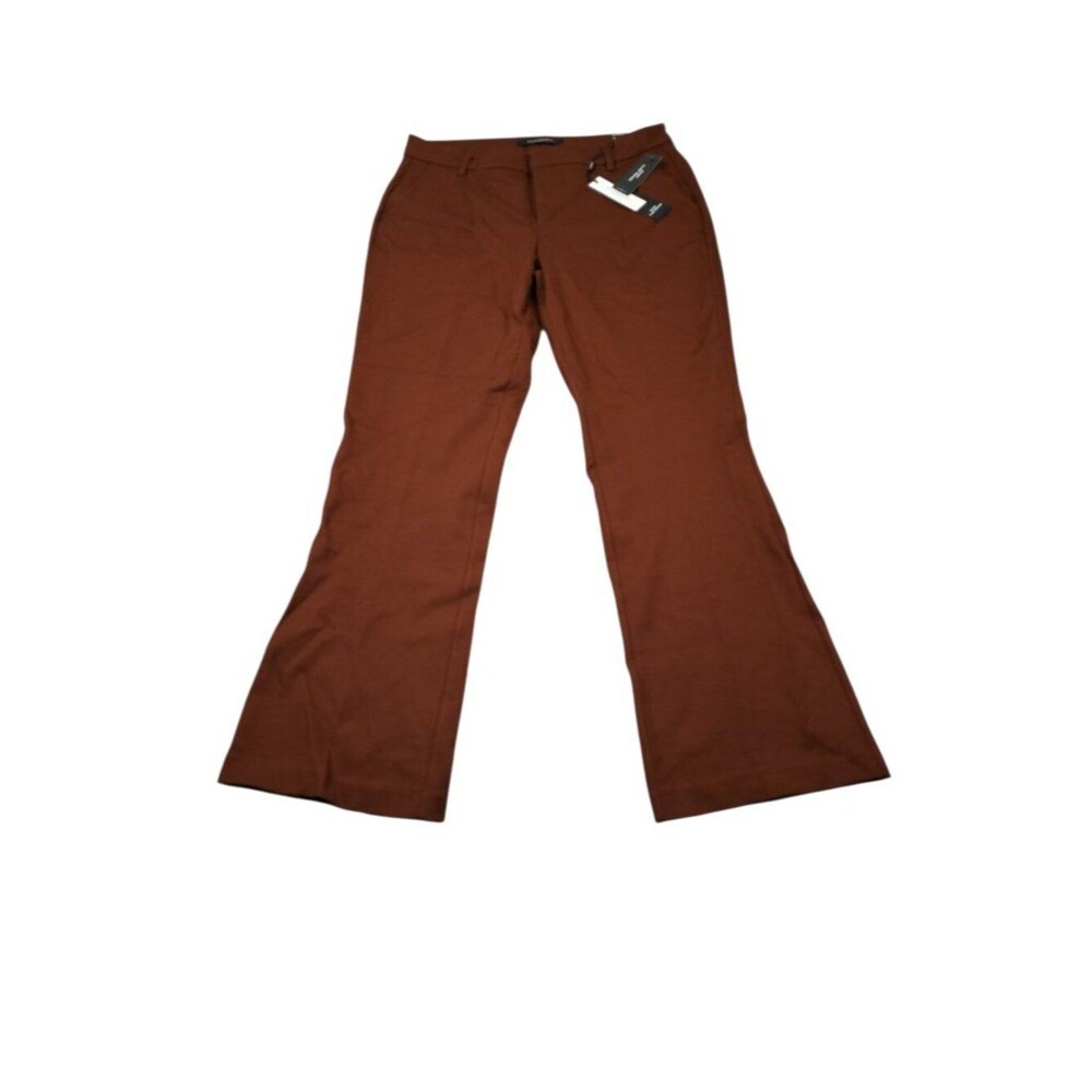 Liverpool Kelsey Flare Trouser Women's Pants Brown Rich Mahogany Size 12 31